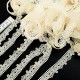 Destock lot 12m dentelle guipure fine haute couture venille largeur 1.5cm