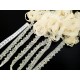 Destock lot 12m dentelle guipure fine haute couture venille largeur 1.5cm