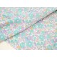 Tissu liberty tana lawn betsy mauve turquoise bleu 1.07m