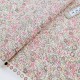 Destock 0.53m tissu japonais batiste coton soyeux motif fleuri largeur 113cm