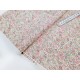 Destock 0.53m tissu japonais batiste coton soyeux motif fleuri largeur 113cm