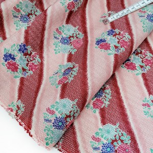 Destock 1.56m tissu japonais coton doux motif traditionnel fleuri largeur 113cm