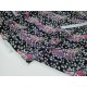 Destock 1.5m tissu japonais polyester doux motif traditionnel fleuri largeur 160cm