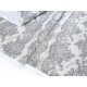 Déstock 1.57m tissu américain toile de coton raide motif dentelle largeur 109cm 