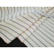 Destock 1.55m tissu japonais jacquard lin coton rayures tissées largeur 102cm