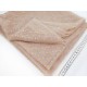 Déstock 3m tissu tulle souple pailleté pois doré fond beige rosé  largeur 170cm