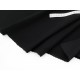 Destock 1.1m tissu jersey bord-côte 1/1 polycoton doux noir largeur 175cm 