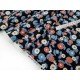 Destock 1.8m tissu japonais velours milleraies coton doux fleuri largeur 107cm