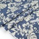 Destock 2m tissu japonais sevenberry popeline coton soyeux fleuri largeur 114cm