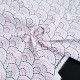 Destock 2.3m tissu américain flanelle coton doux vague Seigaiha largeur 112cm