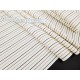 Destock 2m tissu japonais lin coton doux rayures tissées largeur 105cm