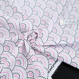Destock 1.75m tissu américain flanelle coton doux vague seigaiha largeur 113cm