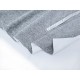 Destock 1.65m tissu sweat épais coton thermocollé de lycra velouté grande largeur 192cm 