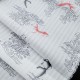 Destock 0.56m tissu japonais lin coton doux motif poisson rouge largeur 146cm