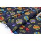 Destock lot 1.2m tissu américain flanelle coton doux tortue ninja largeur 110cm