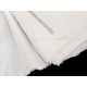 Destock 3m tissu toile de polyester raide écru largeur 160cm