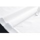 Destock 1.9m tissu coton gaufré extra doux blanc largeur 153cm 