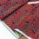 Destock 2.1m tissu jacquard épais motif traditionnel vague largeur 74cm
