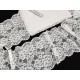 Déstock 7m dentelle élastique spécial lingerie fluide blanche largeur 13cm