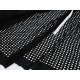 Destock 1.65m tissu broderie anglaise coton doux noir largeur 148cm 