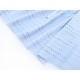 Destock 1.9m tissu broderie anglaise coton doux gris bleu largeur 153cm 