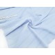 Destock 1.9m tissu plumetis coton lavé extra doux bleu largeur 150cm 