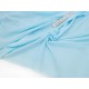 Destock 1.95m tissu jersey polycoton doux fluide bleu clair grande largeur 180cm