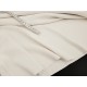 Destock 0.7m tissu bord-côte 2/2 coton jersey cotelé doux écru largeur 115cm 