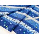 Destock 2m tissu japonais lin coton doux traditionnel bleu largeur 115cm