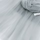 Destock 2.4m tissu tulle extra fin doux gris largeur 165cm