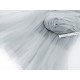 Destock 2.4m tissu tulle extra fin doux gris largeur 165cm