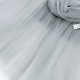 Destock 3m tissu tulle extra fin doux gris largeur 165cm