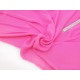Destock 1m tissu satin polyester imitation soie extra doux fluide rose largeur 155cm