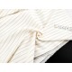 Destock lot 0.99m tissu coton lyocell doux fluide rayures largeur 138cm