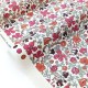 Tissu liberty gabardine helenas meadow framboise 1.1m