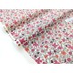 Tissu liberty gabardine helenas meadow framboise 1.1m