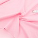 Destock 1m tissu jersey coton lisse doux rose largeur 170cm