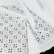 Destock 1.55m tissu broderie anglaise coton blanc écru largeur 150cm 
