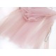 Déstock 2m tissu tulle extra fin semi rigide vieux rose largeur 170cm