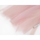 Déstock 2m tissu tulle extra fin semi rigide vieux rose largeur 170cm