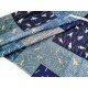 Destock 1.5m tissu japonais coton souple motif traditionnel largeur 118cm