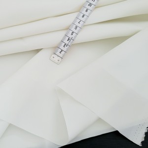 Destock 1.1m tissu doublure polyester fin souple écru largeur 153cm 