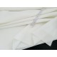 Destock 2m tissu doublure polyester fin souple écru largeur 153cm 