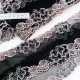 Destock lot 9m dentelle broderie tulle brodé haute couture largeur 8.5cm