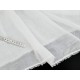 Destock 3m tissu voile de coton fin doux écru largeur 150cm 