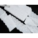Destock 13.8m dentelle broderie anglaise coton blanche écrue largeur 6cm