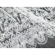 Destock coupon tissu dentelle broderie tulle brodé en polyester 90*100cm