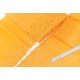 Déstock 2.5m dentelle broderie anglaise coton orange largeur 21cm