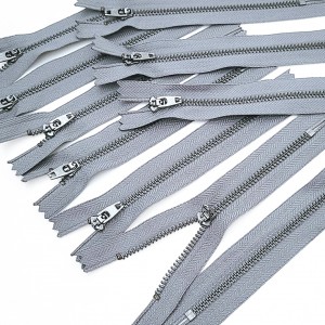 Destock 10 fermetures glissière zip en laiton à verrouillage pour pantalon longueur 14cm
