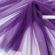 Destock 3m tissu tulle souple aubergine largeur 160cm